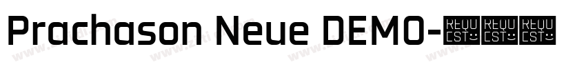 Prachason Neue DEMO字体转换